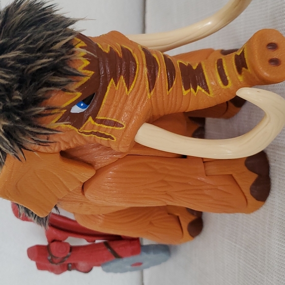 Vintage 2005 Roaring Woolly Mammoth With Cart - Picture 2 of 12